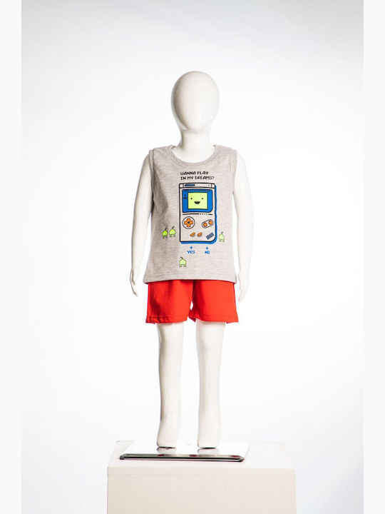 Play Pijama pentru copii De iarnă Din bumbac grey