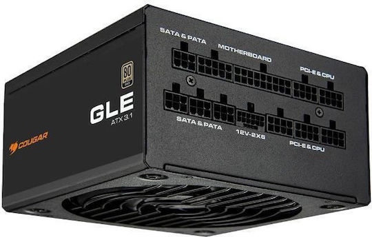 Cougar CGR GLE-1000 1000W Black Computer Power Supply Full Modular 80 Plus Gold