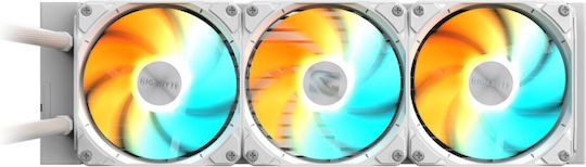 Gigabyte Gaming 360 Υδρόψυξη AIO CPU με 3 Ανεμιστήρες 120mm και ARGB Φωτισμό Λευκή