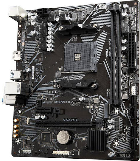 Gigabyte A520M K V2 rev. 1.0 Placă de bază Micro ATX cu AMD AM4 Socket