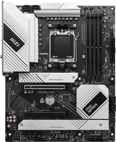 MSI Pro B650-A WIFI Motherboard ATX with AMD AM5 Socket