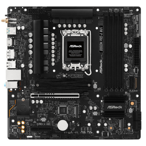 ASRock Motherboard Micro ATX με Intel 1851 Socket 90-MXBRS-A0UAYZ (B860M Pro-A WiFi)
