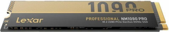 Lexar NM1090 Pro SSD 1TB τύπου M.2 με σύνδεση PCI Express 5.0 (PS5 Compatible) LNM109P001T-RNNNG