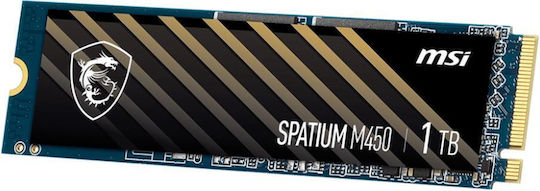MSI Spatium M450 SSD 1TB M.2 Type PCI Express 4.0 Connection S78-440L0M0-P83