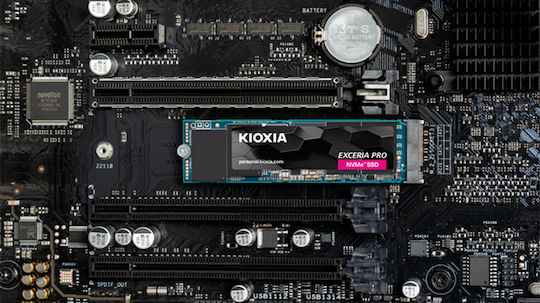 Kioxia Exceria Pro SSD 2TB τύπου M.2 με σύνδεση PCI Express 4.0 (PS5 Compatible) LSE10Z002TG8