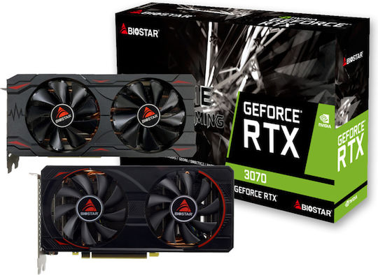 Biostar GeForce RTX 3070 8GB GDDR6 Κάρτα Γραφικών