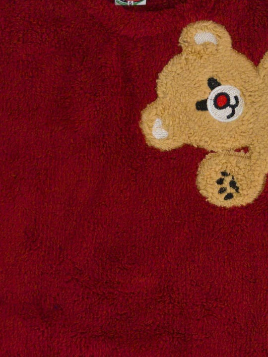 Bonito Halat pentru copii De iarnă Fleece burgundy