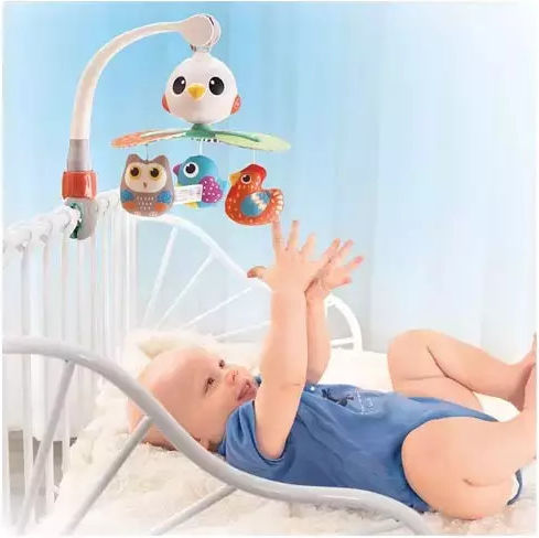 Hola Toys Mobile for Cot with Music Birds for 0++ Months E995A