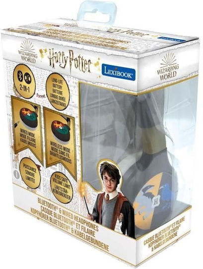 Lexibook Harry Potter Безжични Bluetooth Детски On Ear Слушалки с 12 Часа Време за Работа Черно / Златно