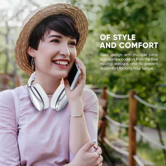 Sonic Gear Airphone 6 Kabellose Bluetooth Über Ohr Kopfhörer mit 10 Stunden Betriebszeit Azurite