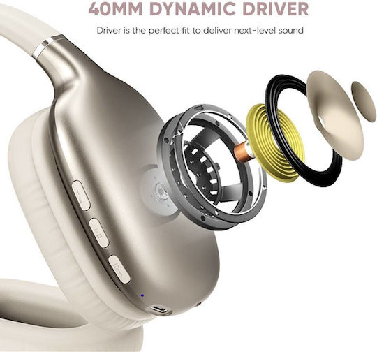 Sonic Gear Airphone 6 Kabellose Bluetooth Über Ohr Kopfhörer mit 10 Stunden Betriebszeit Azurite