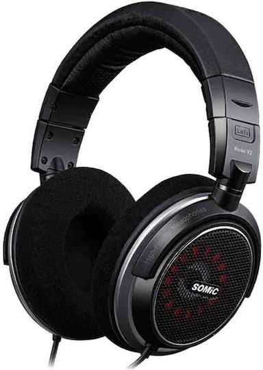 Somic V2 Ενσύρματα Over Ear Ακουστικά Μαύρα