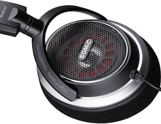 Somic V2 Ενσύρματα Over Ear Ακουστικά Μαύρα
