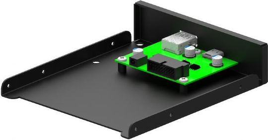 Gembird Side Panel 3.5'' Front PC Panel USB 3.1 Type-A + Type-C Port Black FDI3-U3C-01