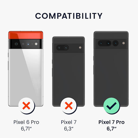 KWmobile Back Cover Σιλικόνης Ροζ (Google Pixel 7 Pro)