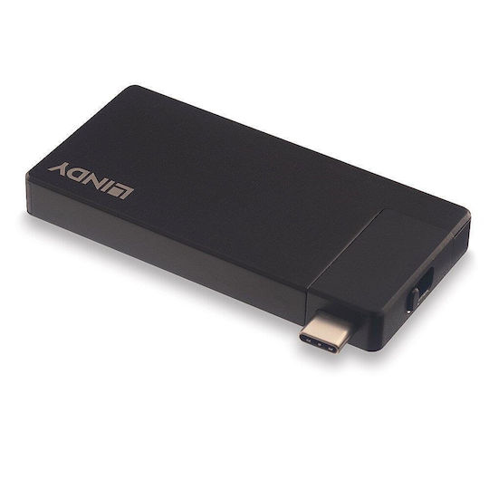 Lindy USB-C Docking Station with HDMI 4K PD Black (43336)