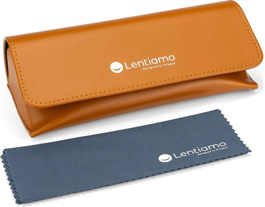 Lentiamo Leonie Γυναικεία Μεταλλικά Γυαλιά Προστασίας Οθόνης Πεταλούδα Light Gold