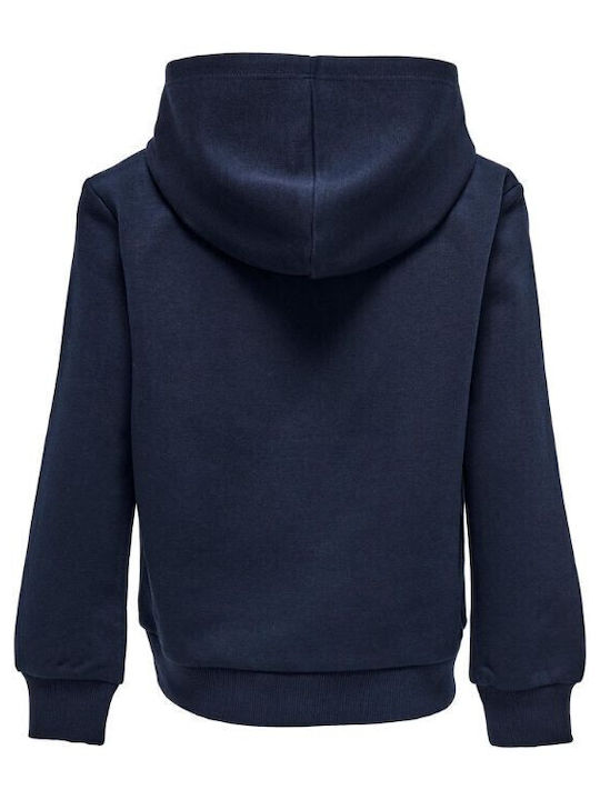 Kids Only Kinder-Sweatshirt mit Kapuze Blau