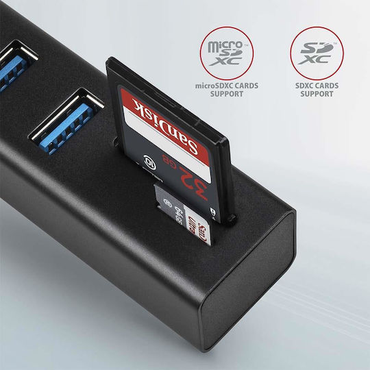 Axagon Hub 10 Porturi USB 3.2 cu Conectare USB-A