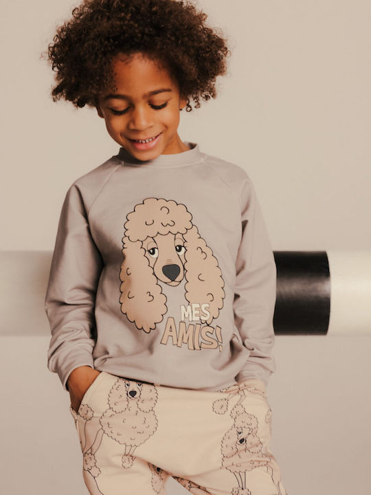 Draga Sophie Bluza pentru Copii Poodle Gri