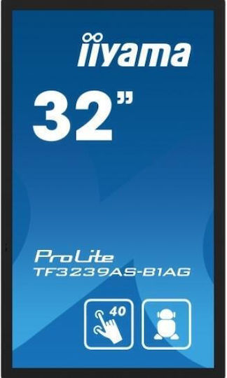 Iiyama TF3239AS B1AG Public Display LED IPS Full HD 31.5 Inch Touch Screen