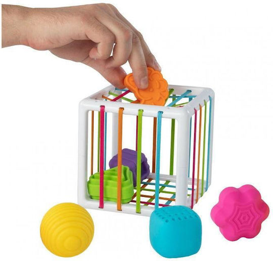 Fat Brain Toys Играчка за сортиране на форми InnyBin със звуци за 10++ месеца
