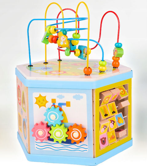 Activity Cube made of Wood for 36++ Months