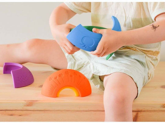 Jellystone Stapelspielzeug aus Silikon Über dem Regenbogen