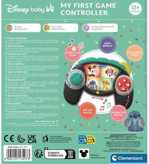 Clementoni Controller with Lights and Sounds for 12+ Months