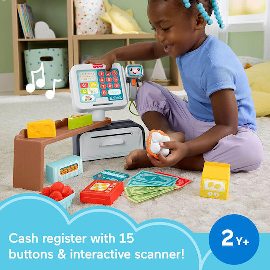 Fisher Price Baby Toy Paizo & Mathaino Educational Cash Register with Sounds for 24++ Months