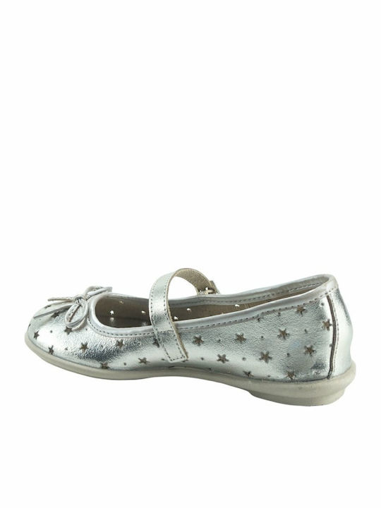 Titanitos Kids Ballerinas F651 with Adjustable Metal Clasp Gold