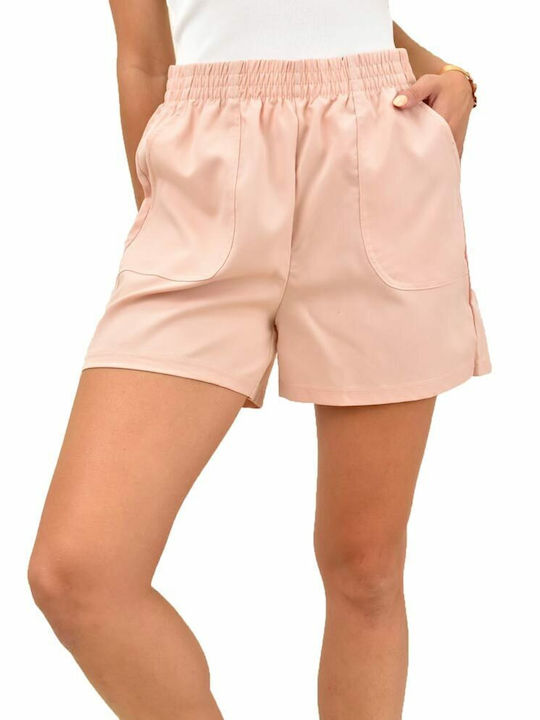 Femei Talie înaltă Pantaloni scurți Roz