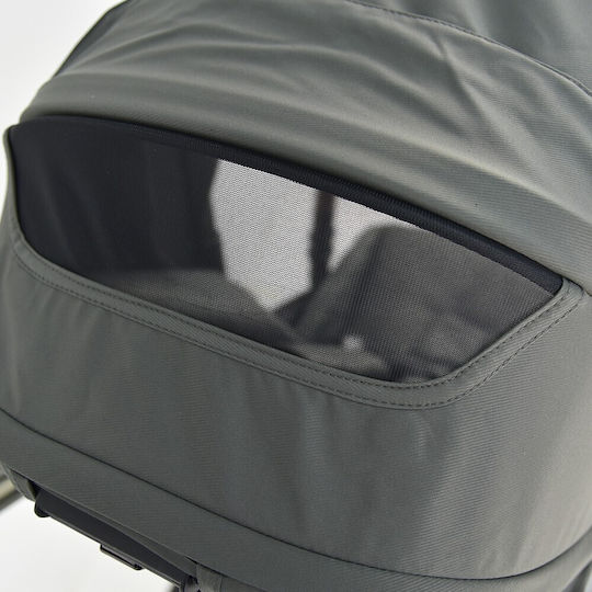 Bebe Stars Onyx Verstellbar 3 in 1 Baby Kinderwagen Geeignet für Neugeborene Olive