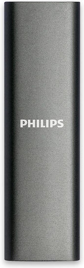 Philips FM02SS030P USB-C Външен SSD 250ГБ 2.5" Сив