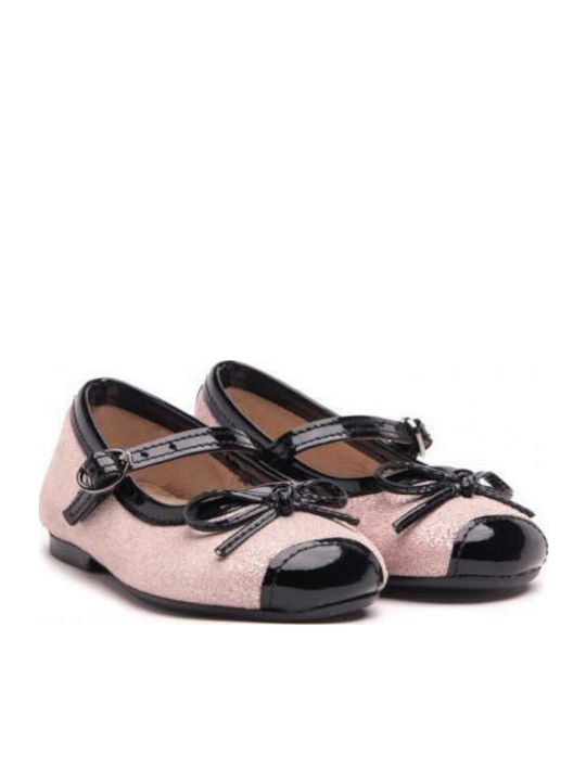 Alegria Kids Ballerinas with Adjustable Metal Clasp Pink