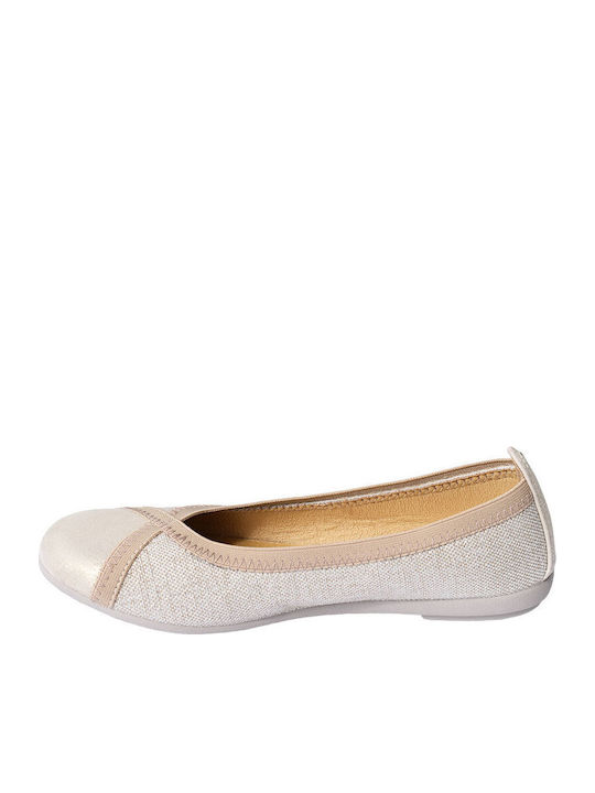Balerini copii Simple Material textil Bej