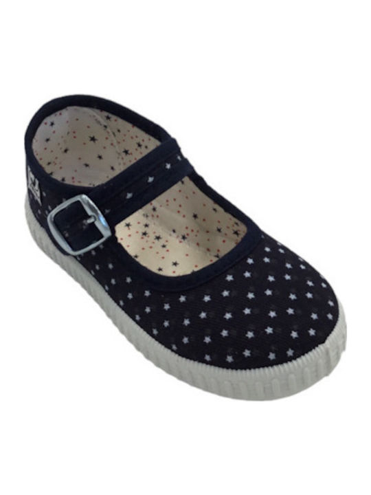 Kids Pumps & Ballerinas Fabric Javer 62-18 Blue