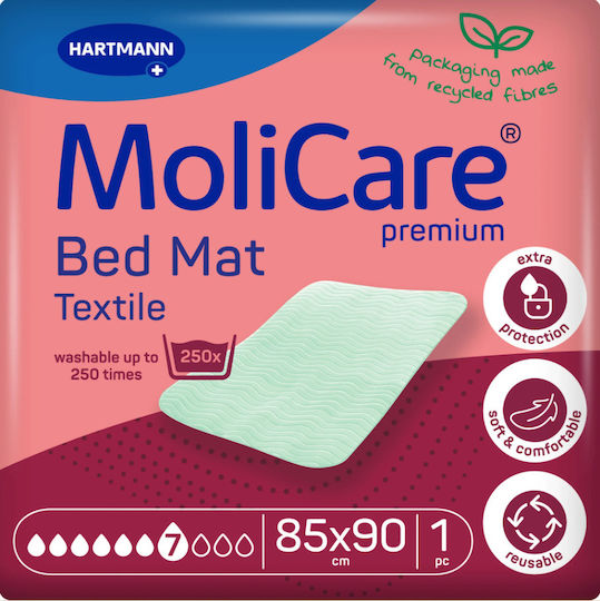 Hartmann MoliCare Premium Washable Incontinence Underpad Reusable 7 Drops 85x90cm 1550100