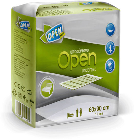Open Care Underpad Инконтинентни подложки 60x90см 15бр 04.01.0022