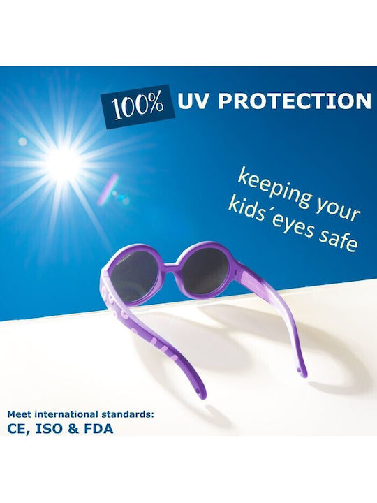 Mausito The Hippie Baby Kids Sunglasses Purple for 1-2 Years