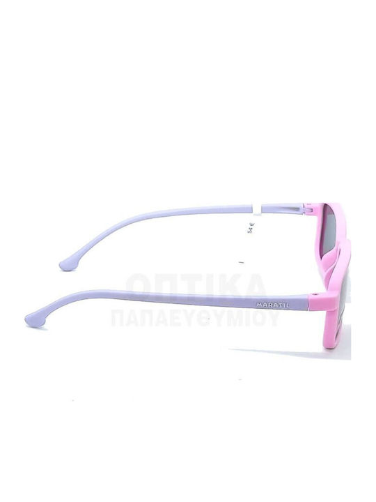 Marasil Square Kids Sunglasses with Polarized Blue Lens