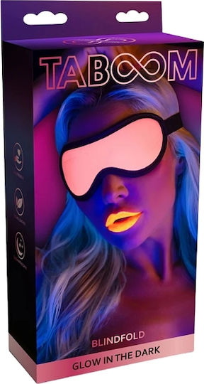 Taboom Satin BDSM Maske in Rosa Farbe
