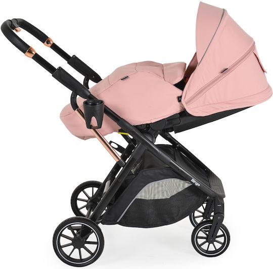 Moni Bingo Adjustable 2 in 1 Baby Stroller Suitable for Newborn Pink Icing