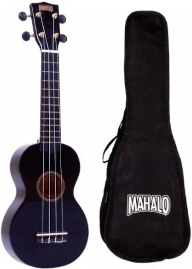 Mahalo Rainbow Series Soprano Γιουκαλίλι Black