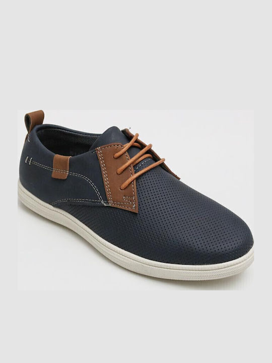 Zak Boys Moccasins with Laces Blue