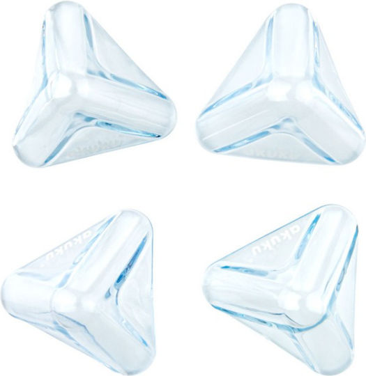 Akuku Silicone Protection Corner in White Colour 4 Pieces