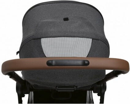Chicco Mysa Adjustable Baby Stroller Suitable for Newborn Black Satin 9kg