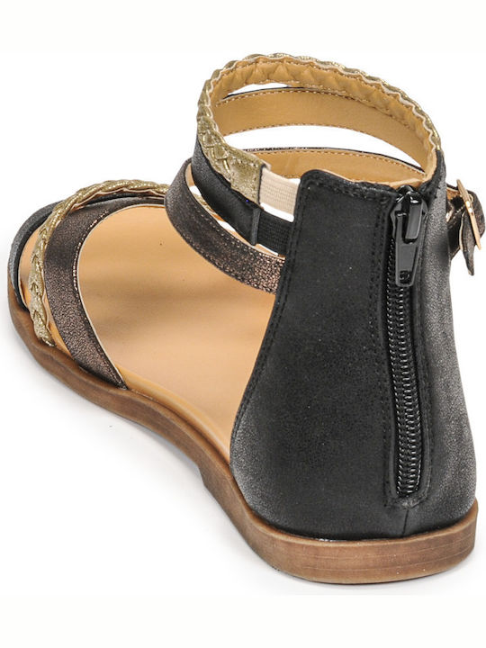 Bullboxer Sandale Copii Negre