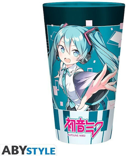 Abysse Vocaloid Hatsune Miku Pahar din Sticlă 400ml
