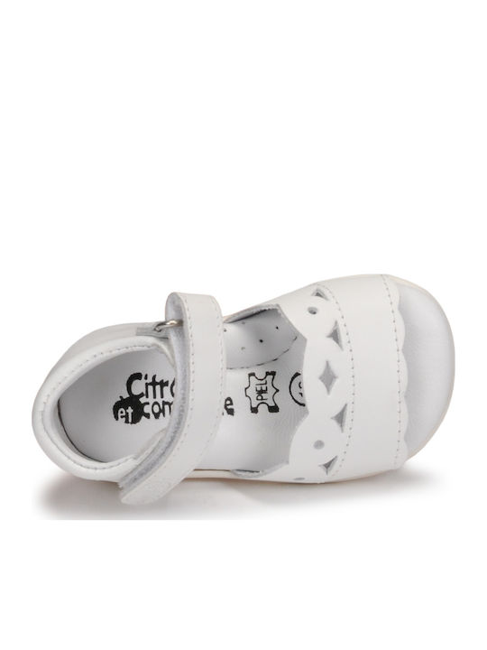 Citrouille et Compagnie Kinder Sandalen Weiß